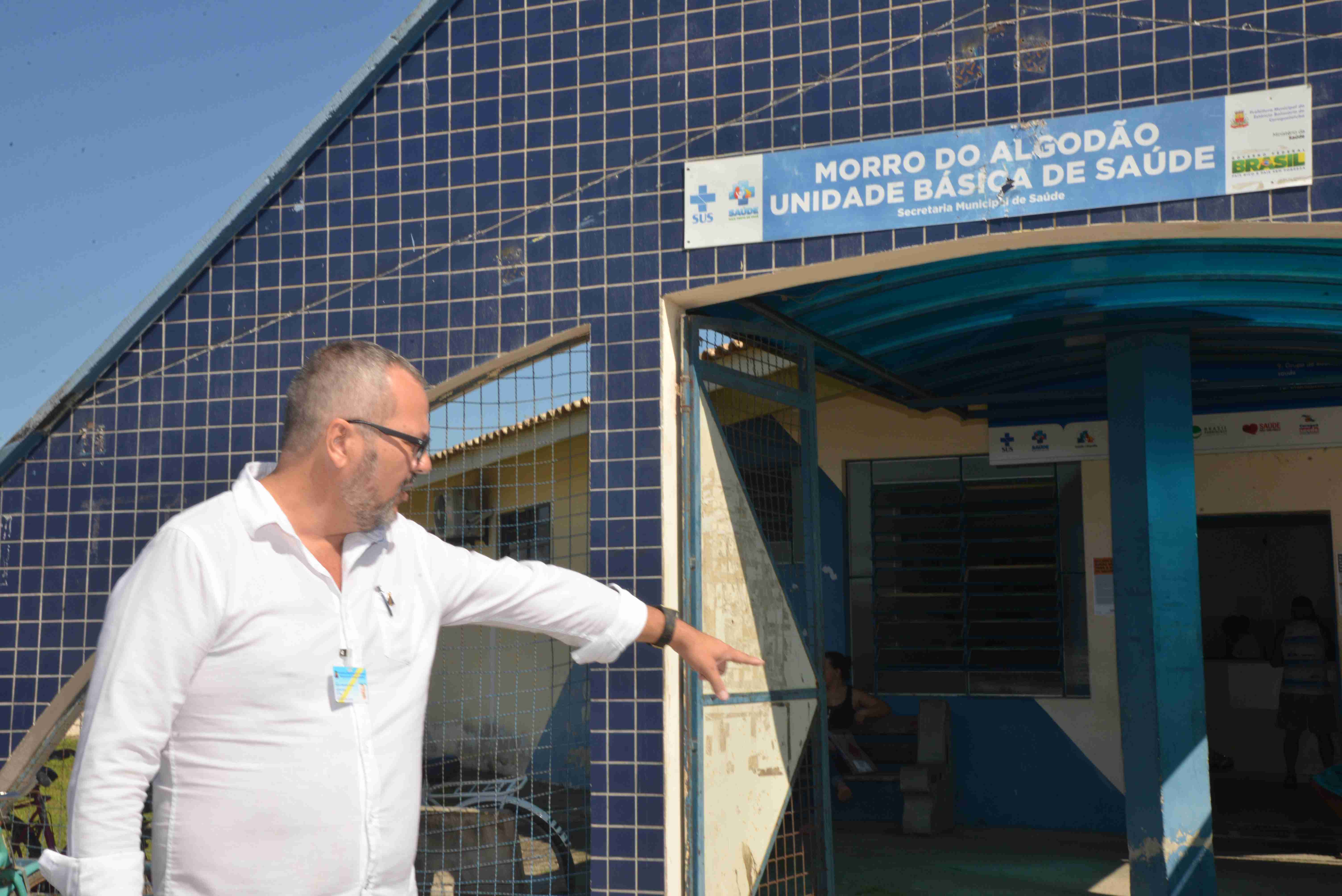 Secretário de Saúde faz visita técnica na UBS do Morro do Algodão e determina melhorias