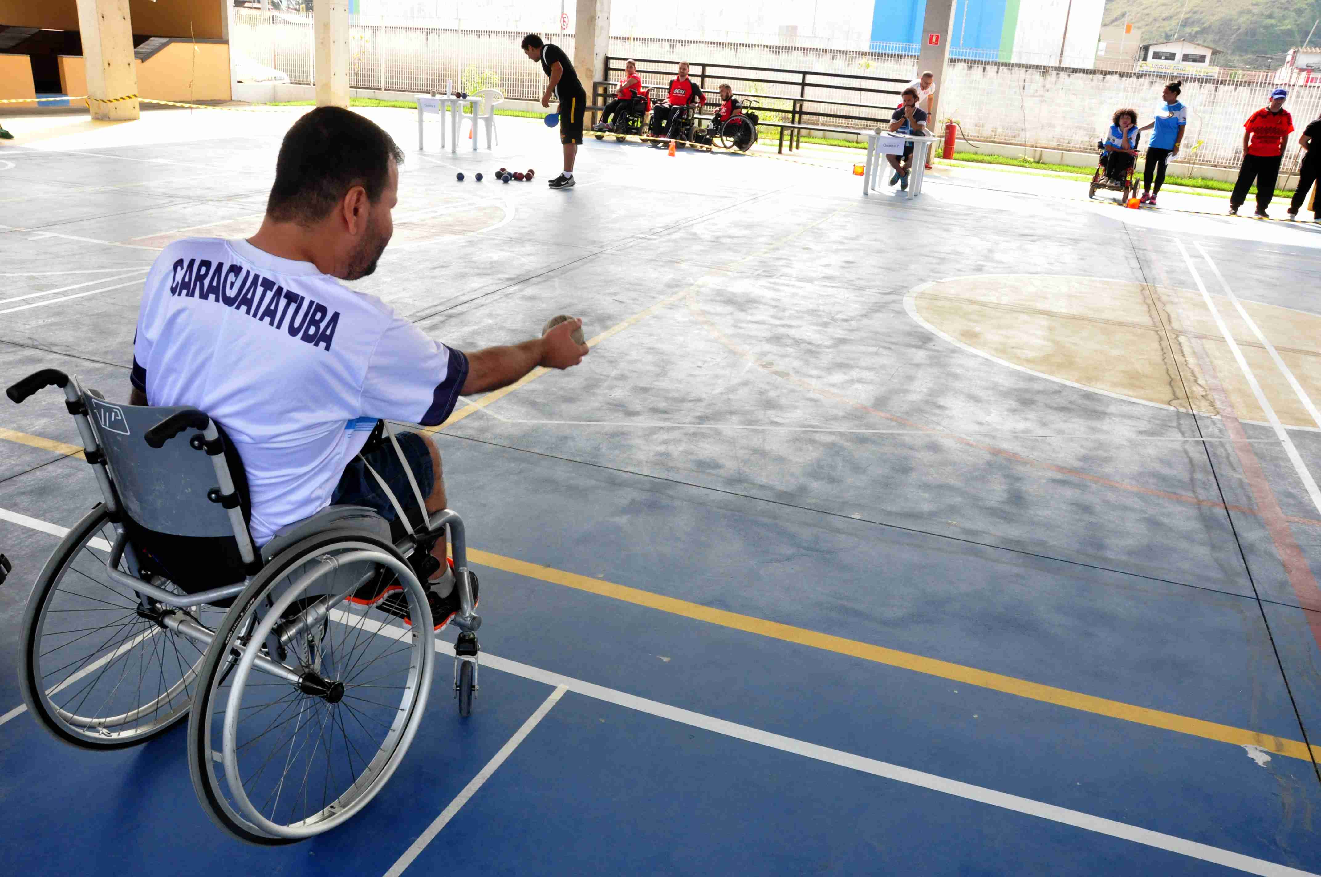 Paratletas de Caraguatatuba alcançam bons resultados no Campeonato Paulista de Bocha Adaptada (Fotos: Luís Gava/PMC)