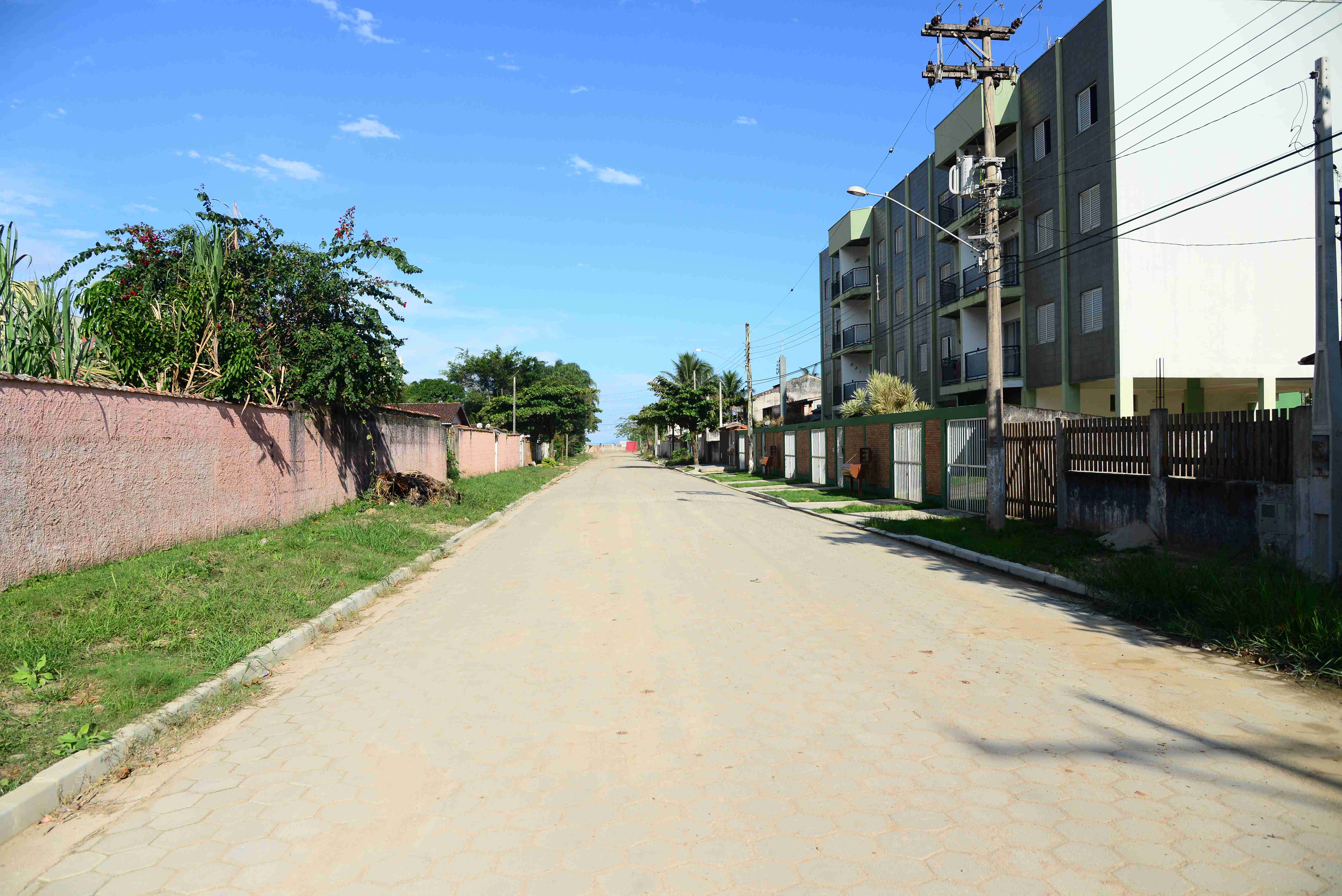 Em três meses de gestão Aguilar Junior - 64 mil metros quadrados de ruas foram pavimentadas - Jd. do Sol (Fotos: Cláudio Gomes)