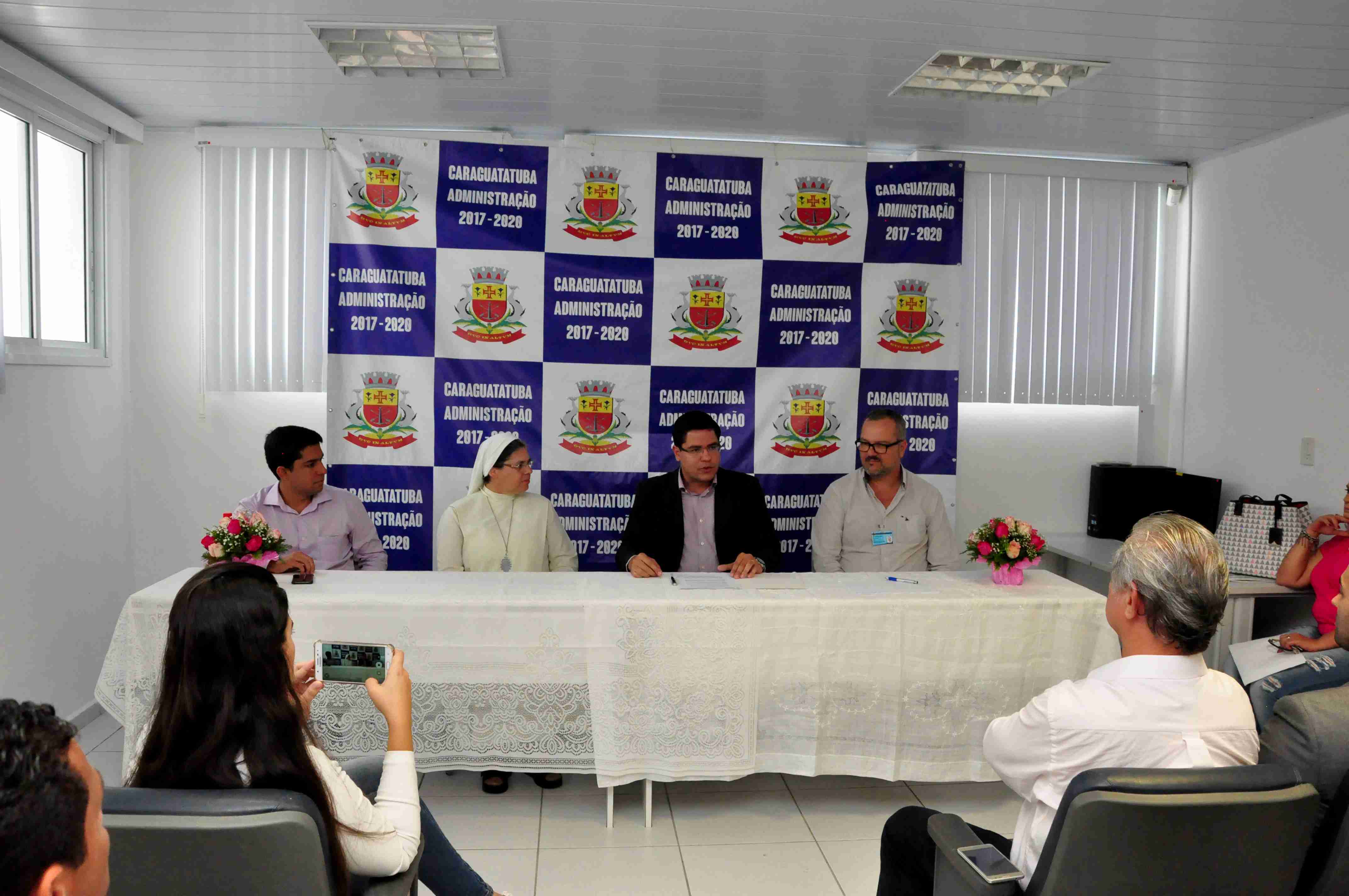 Aguilar Junior libera cerca de R$ 35 milhões para Santa Casa de Caraguatatuba (Fotos: Luis Gava/PMC)