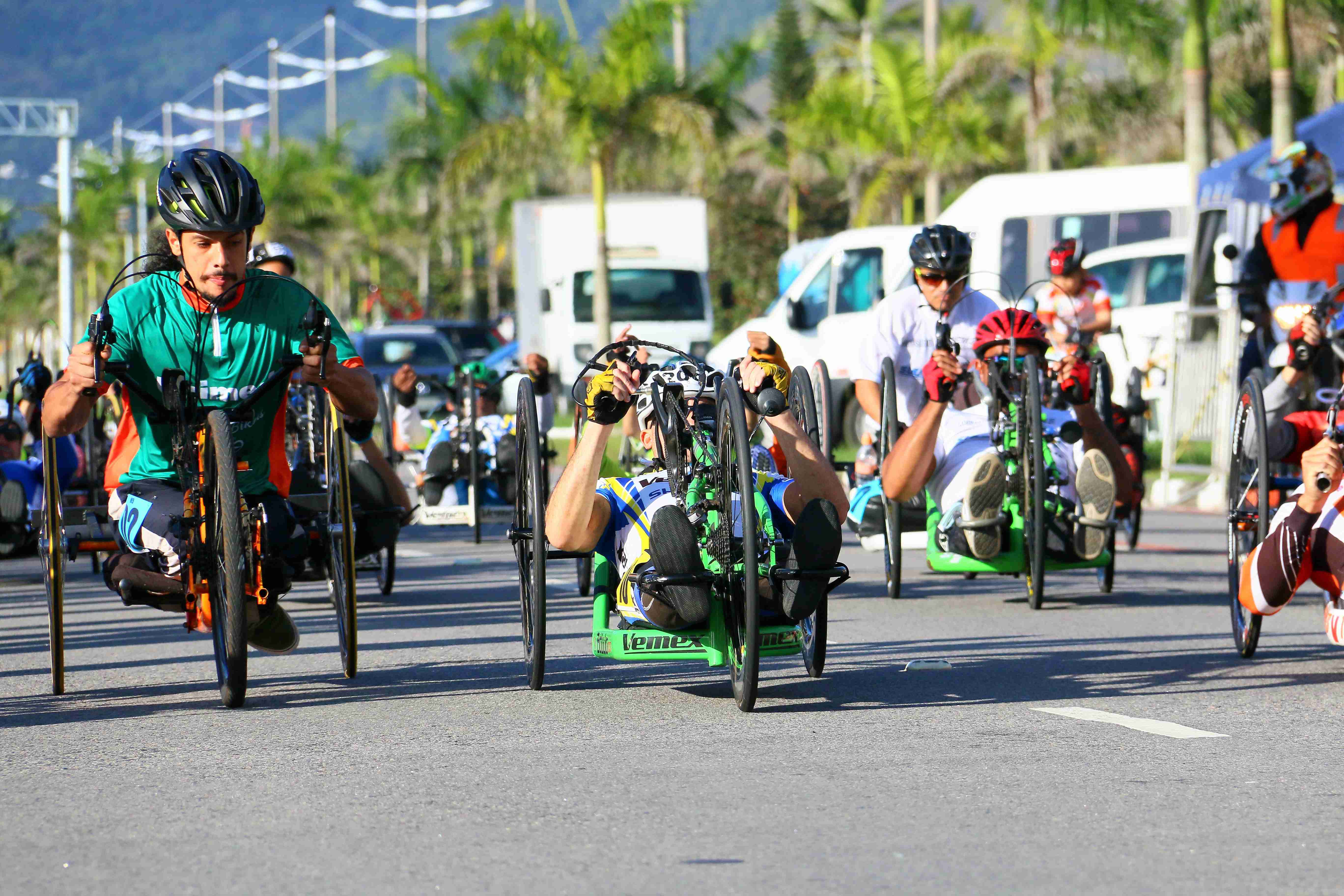 Caraguatatuba recebeu 2ª Etapa do Campeonato Paulista de Paraciclismo no domingo (Fotos: Gustavo Grunewald/PMC)
