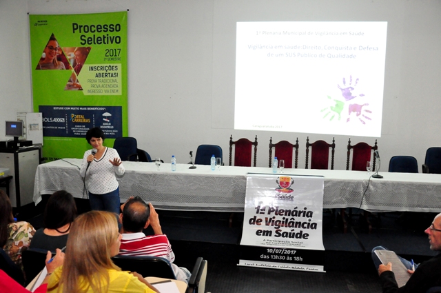 “A plenária de vigilância em saúde de Caraguatatuba é a maior que já participei” diz coordenadora estadual 