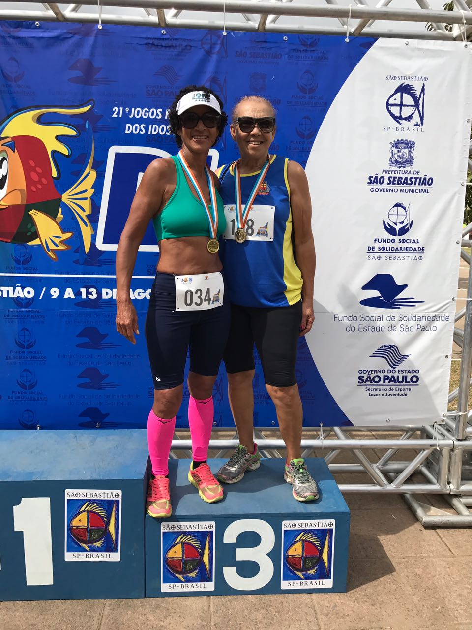 Caraguatatuba é ouro no atletismo feminino nos Jogos Regionais do Idoso