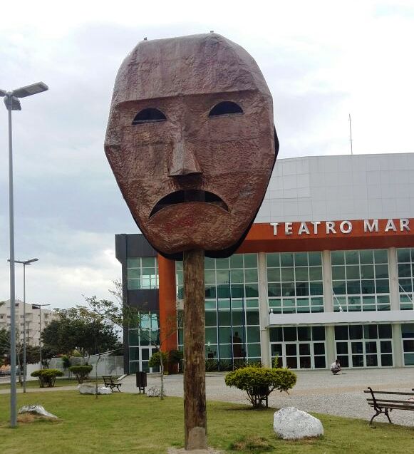 Máscaras de Teatro Grego voltam para Mario Covas após 2 anos na manutenção