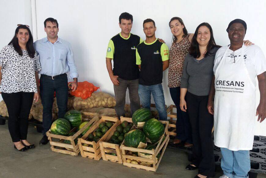 Banco Municipal de Alimentos recebe primeira doação 