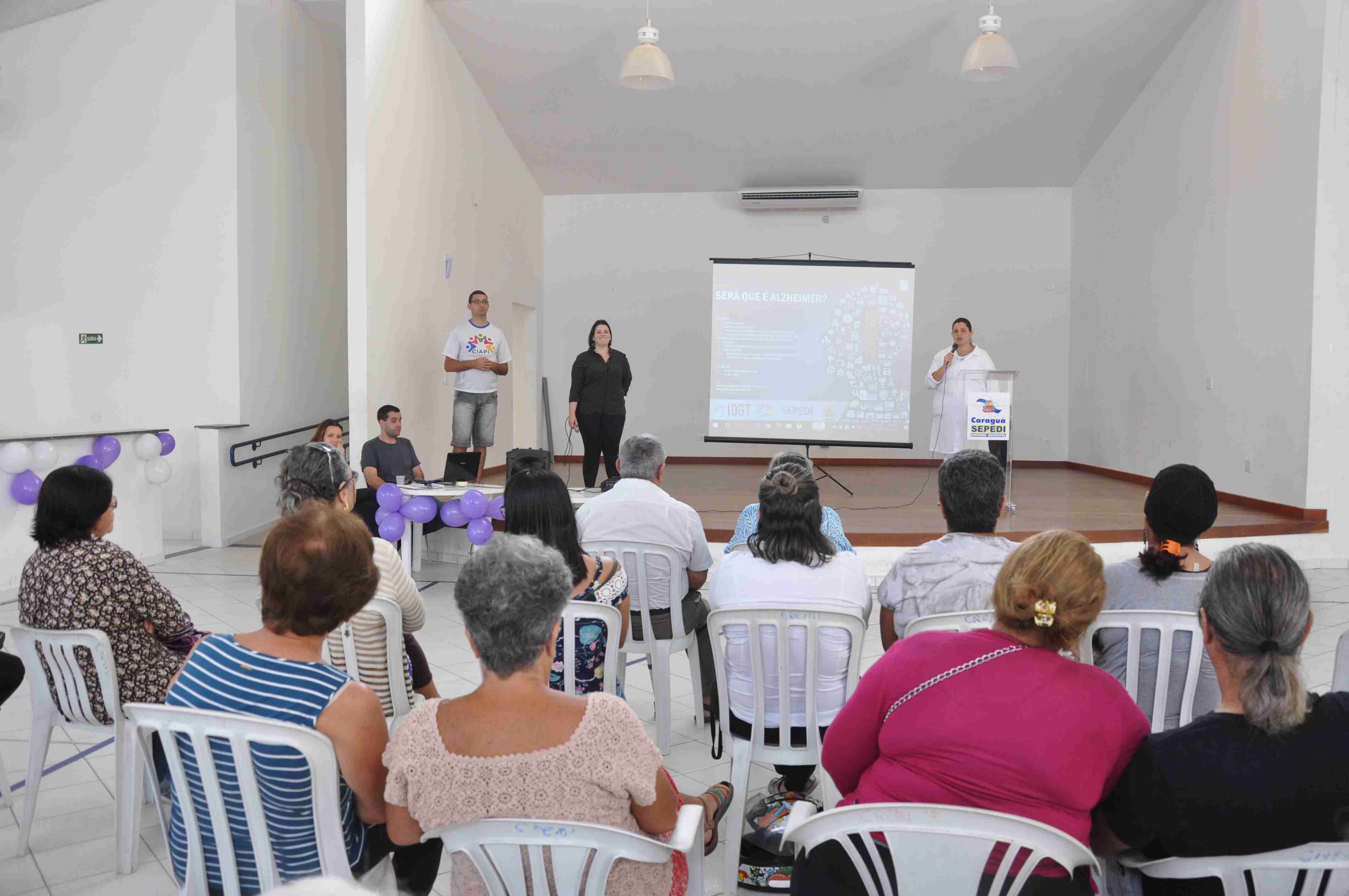 Prefeitura promove palestras sobre prevenção ao Alzheimer