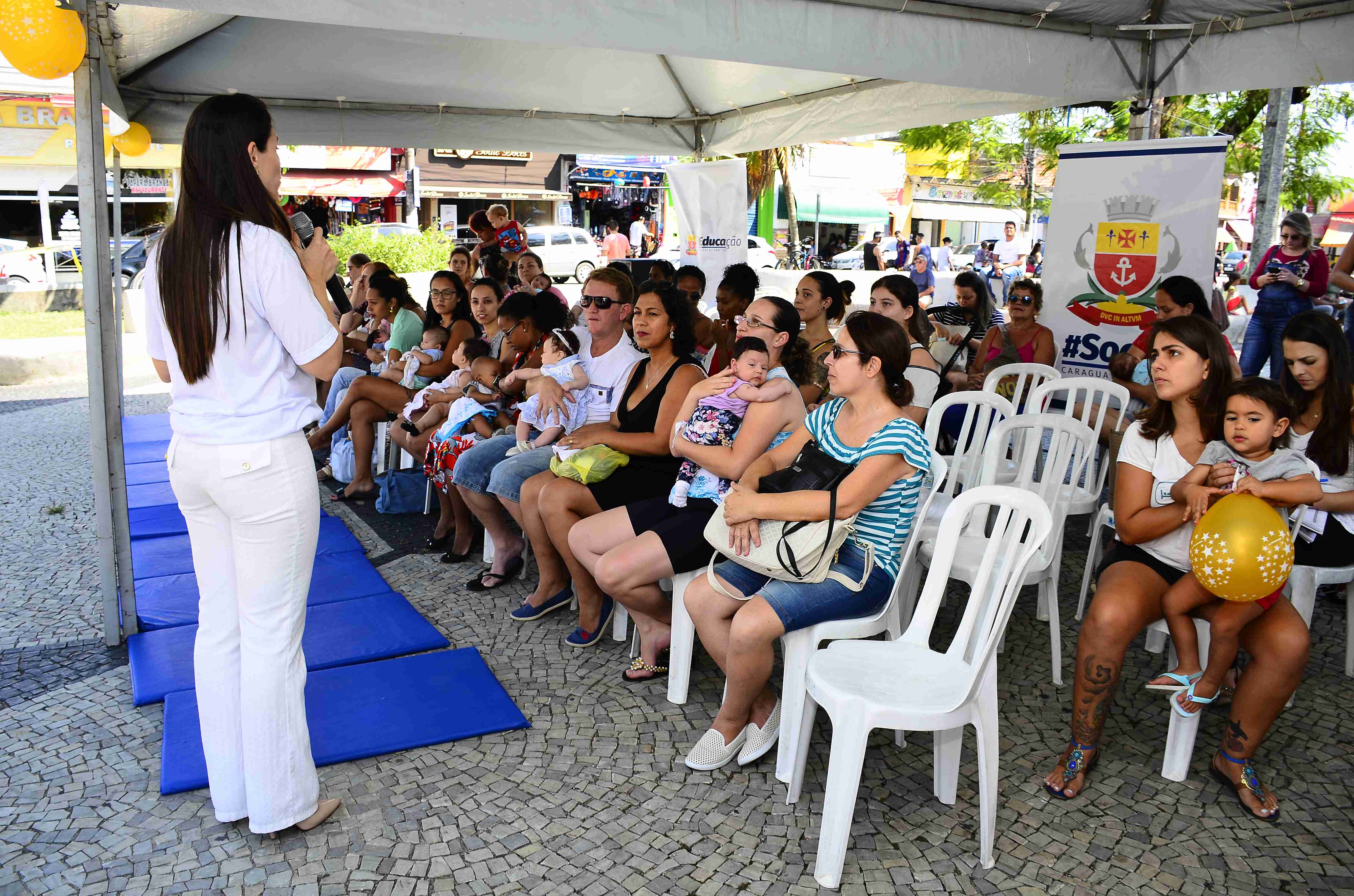 2ª Semana de Segurança Alimentar esclarece sobre a importância do aleitamento materno (Fotos: Cláudio Gomes/PMC)