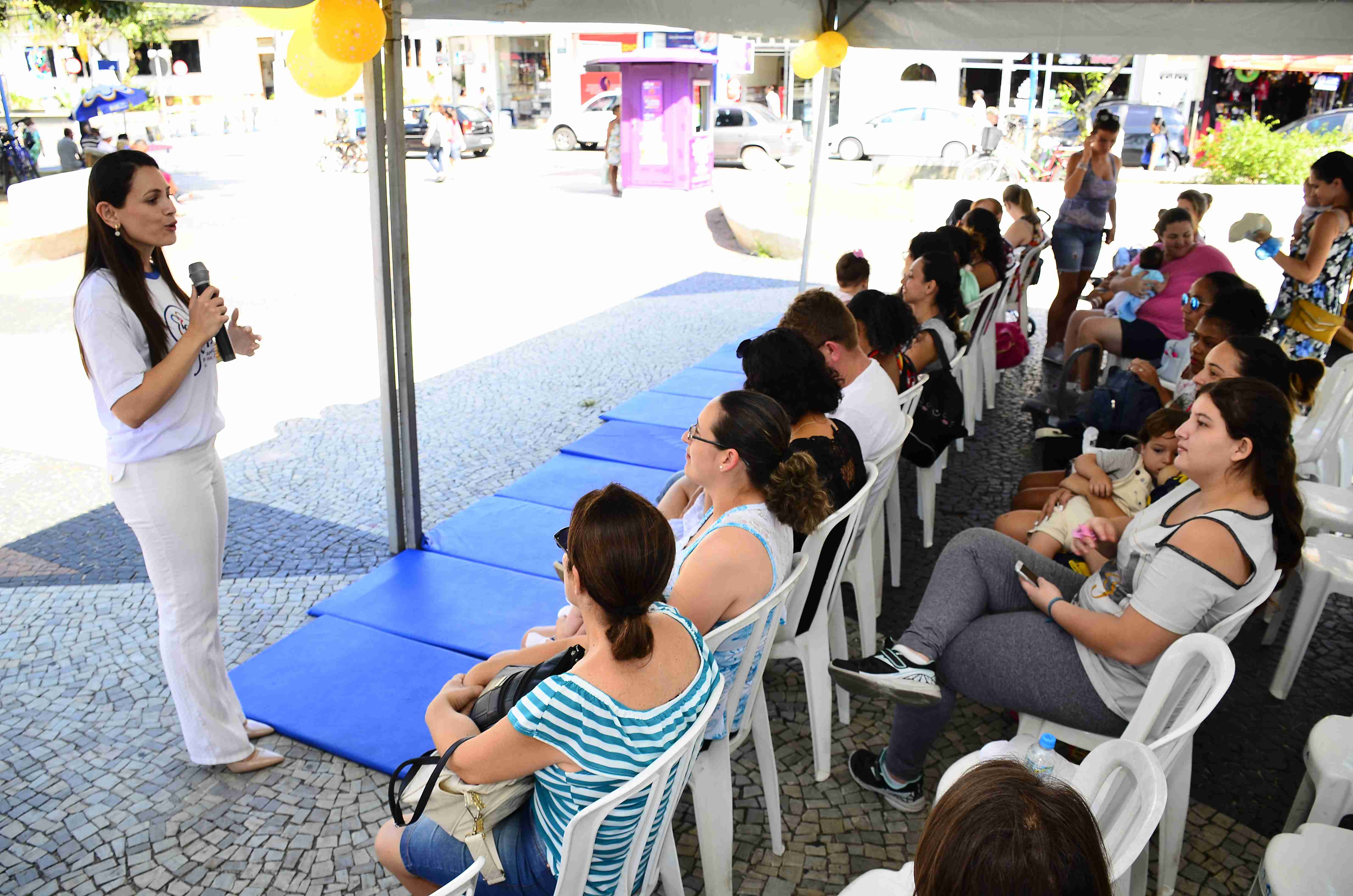 2ª Semana de Segurança Alimentar esclarece sobre a importância do aleitamento materno (Fotos: Cláudio Gomes/PMC)