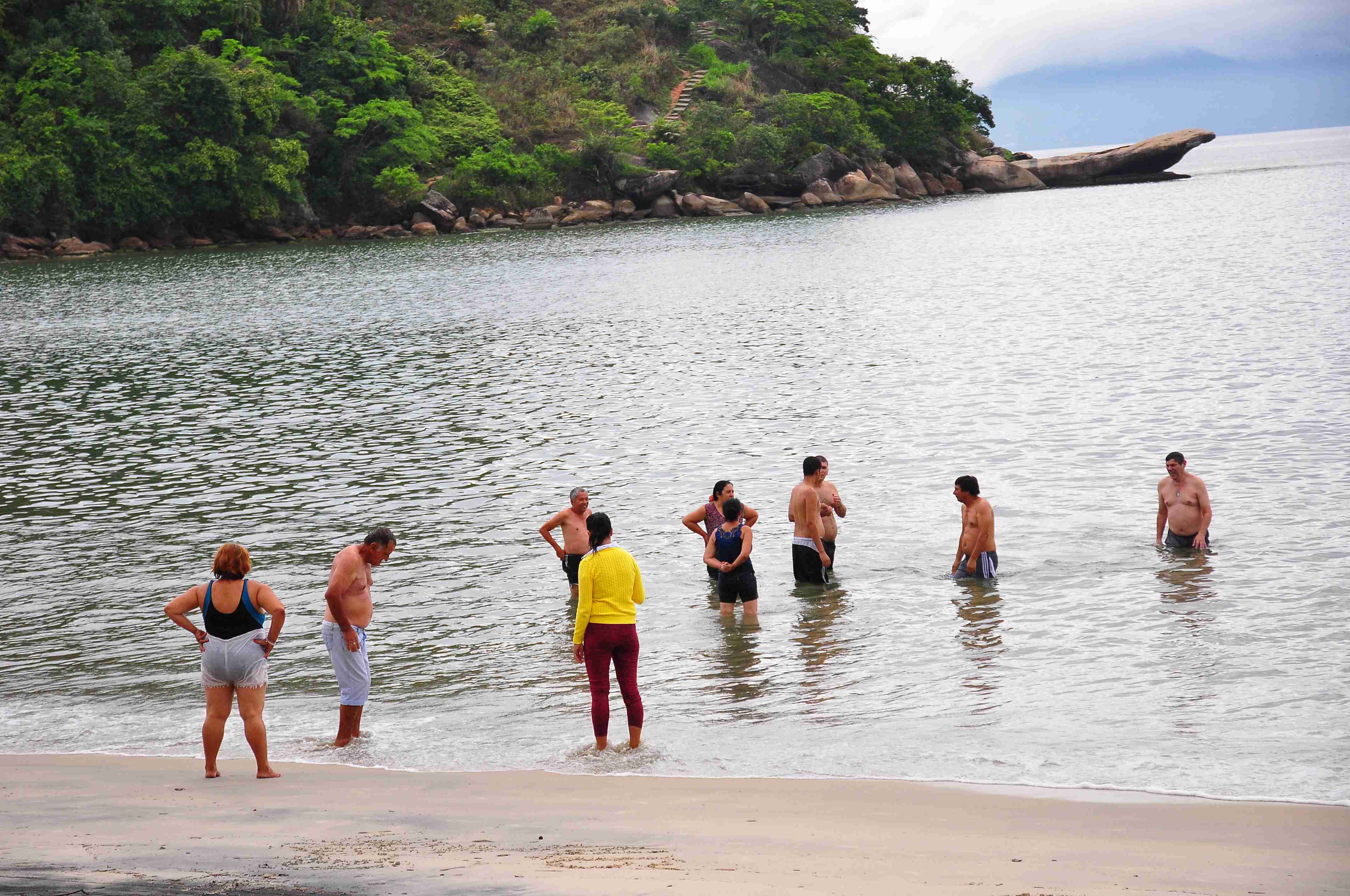 Atendidos pelo Caps de Taubaté visitam Caraguatatuba