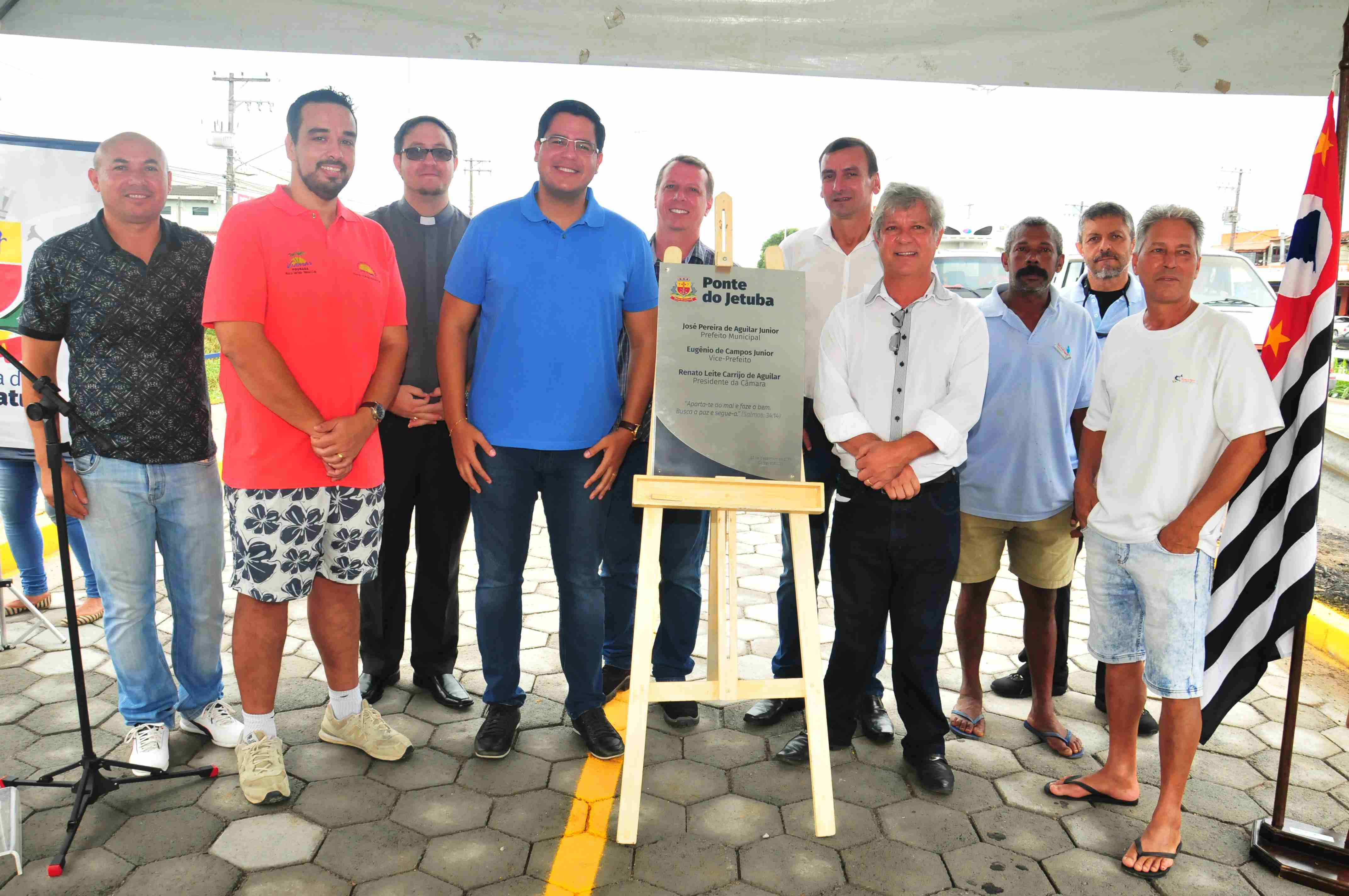 Prefeitura de Caraguatatuba inaugura ponte no bairro Getuba (Fotos: Luis Gava)