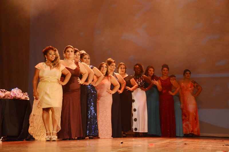 1° Miss Plus Size foi realizado neste sábado no Teatro Mário Covas