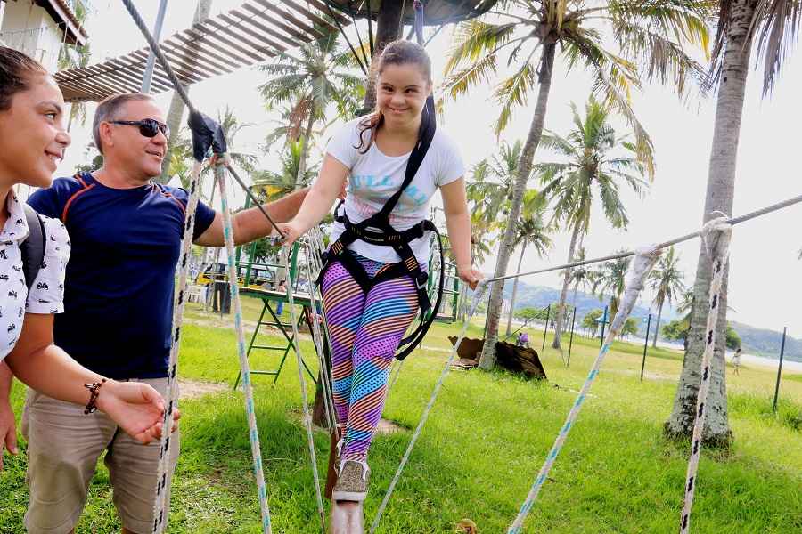 Confraternização na Praia Acessível e Espaço Aventura marcam Dia Internacional da Síndrome de Down nesta quarta-feira (21/03)