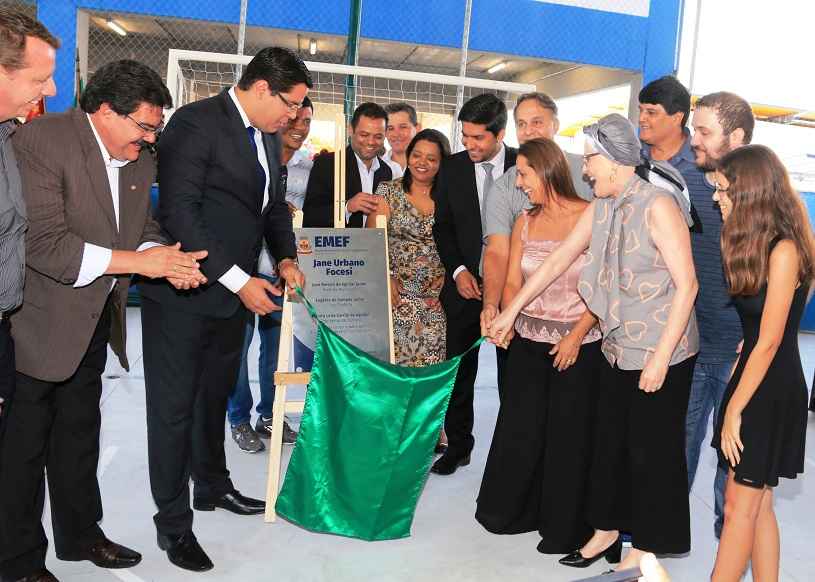 Aguilar Junior inaugura nova unidade escolar no Perequê-Mirim (Fotos: Luis Gava/PMC)