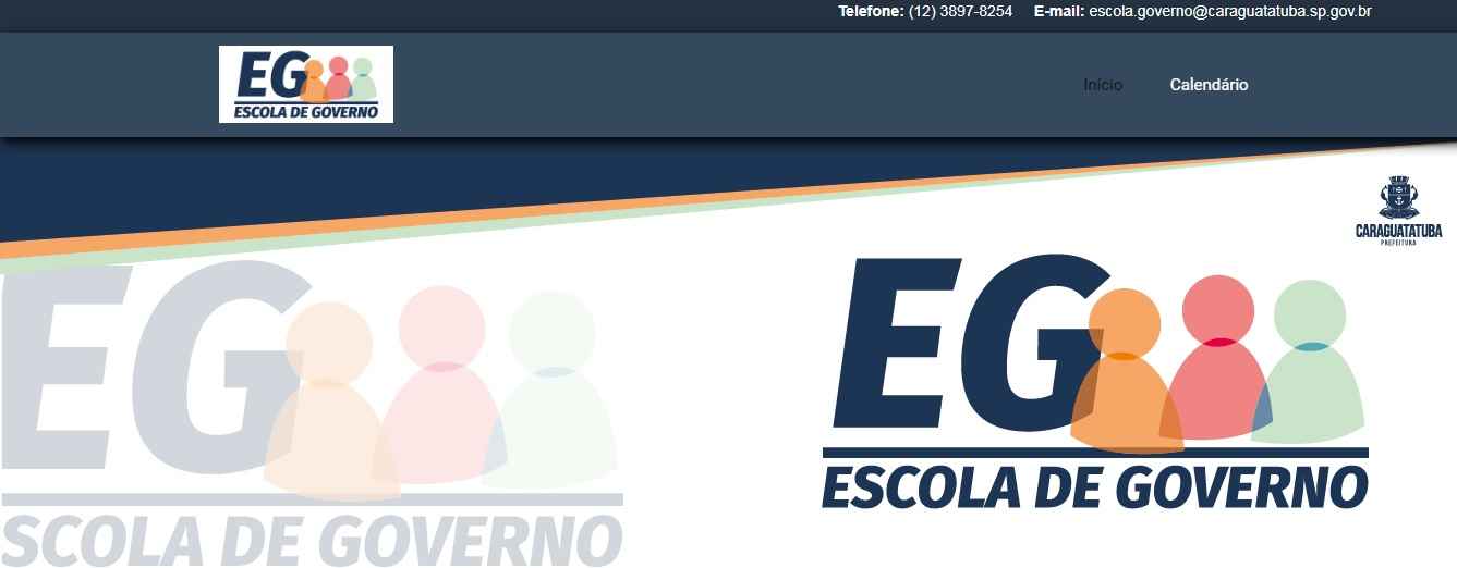 site da Escola de Governo