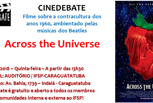 11_14 IFSP promove cinedebate sobre Across the Universe