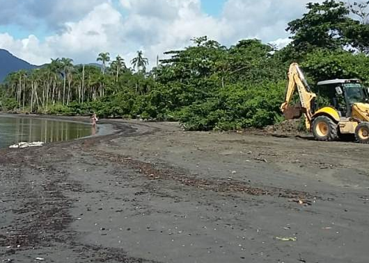 Limpeza na Foz do rio Juqueriquerê