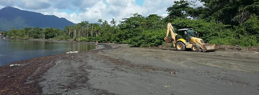 Limpeza na Foz do rio Juqueriquerê