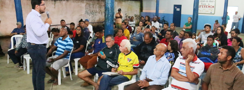 Técnicos da Prefeitura se reúnem com moradores do Pegorelli para tratar de obras no bairro