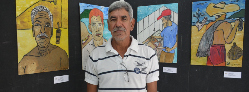 Arnaldo Passos retrata personagens e paisagens de Caraguatatuba