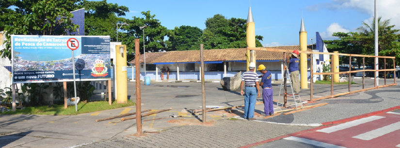 Obras de revitalização são iniciadas no Entreposto de Pesca do Camaroeiro