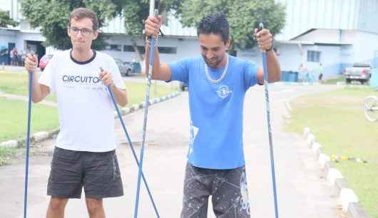 Caraguatatuba inova com modalidade de Rollerski para Pessoas com Deficiência