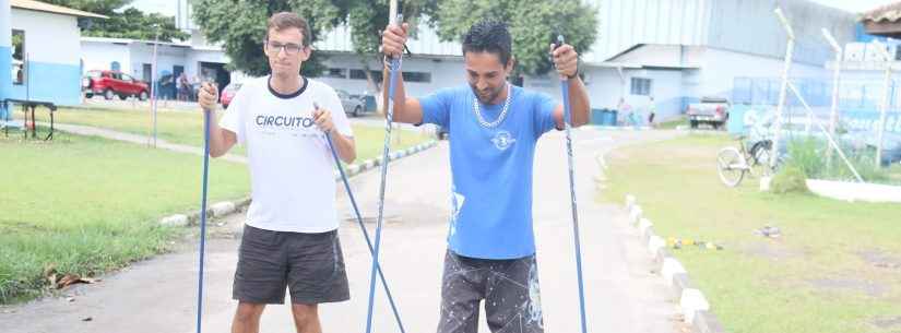 Caraguatatuba inova com modalidade de Rollerski para Pessoas com Deficiência