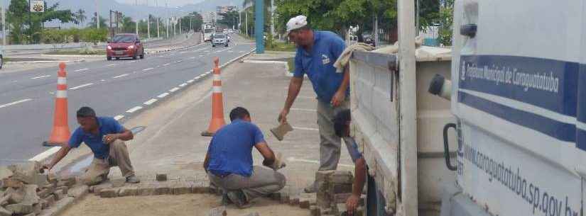 Prefeitura realiza manutenção na Avenida da Praia no centro