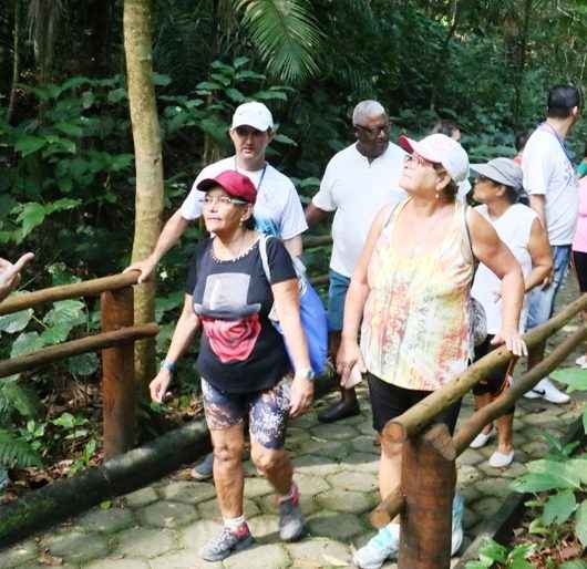 Idosos e pessoas com deficiência visitam projeto de trilha acessível no Parque Estadual Serra do Mar
