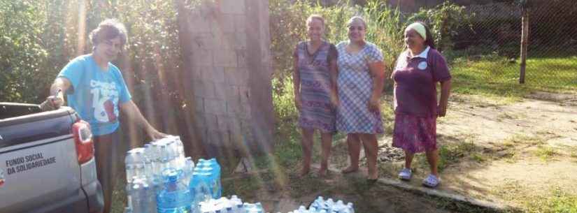 Fundo Social de Caraguatatuba leva água potável às famílias da zona rural do município