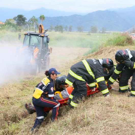 Defesa Civil de Caraguatatuba participa do simulado de acidente na UTGCA