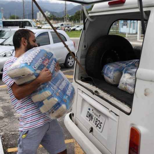 Caraguatatuba entrega as 48 toneladas de arroz arrecadadas em etapa da Gincana da Solidariedade