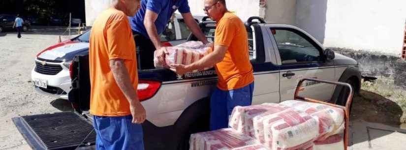Hospital recebe mais de uma tonelada de arroz do Fundo Social de Caraguatatuba