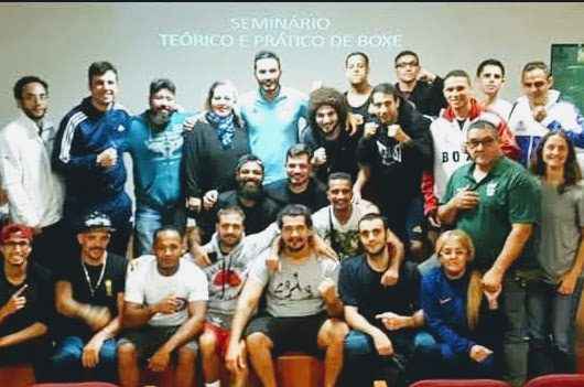 Professores de boxe de Caraguatatuba participam de Seminário  no Centro Olímpico de São paulo