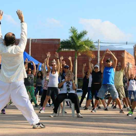 Sepedi promove aula de Tai Chi Chuan na Praia Acessível