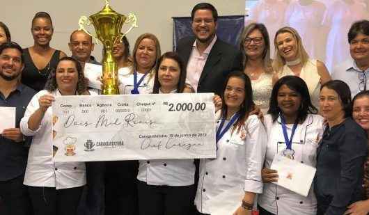 Escondidinho Dengo de mãe da escola Euclydes Ferreira é o vencedor do Chef Caraguá