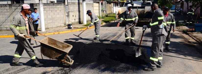 Prefeitura inicia 2ª fase das obras de recapeamento da Guilheme de Almeida, Morro do Algodão