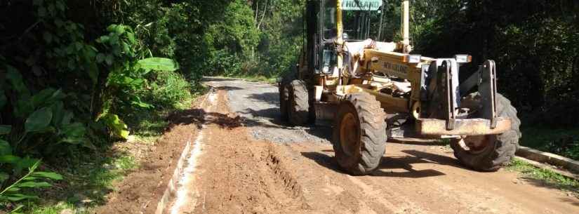 Prefeitura realiza perenização em ruas do Recanto Verde Mar