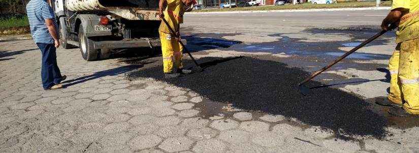 Prefeitura inicia operação tapa-buracos e recapeamento em ruas do Jardim Jaqueira e Benfica