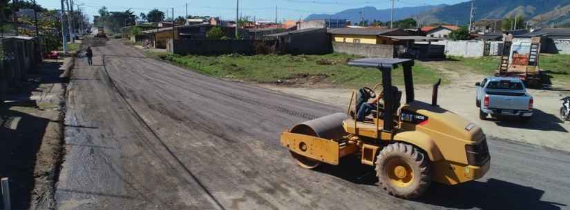 Novo asfalto ecologicamente correto é utilizado em recapeamento no Pegorelli