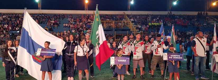 Atletas de Caraguatatuba participam da abertura dos Jogos Regionais e cidade fica no “Top 5”