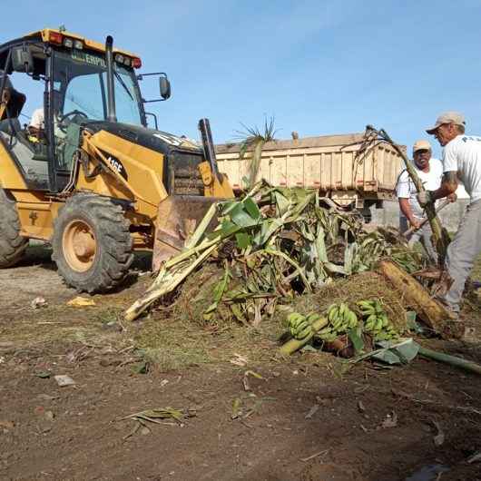 Força-tarefa no Perequê Mirim continua com bota-fora, limpeza e desassoreamento