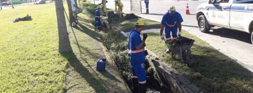 Limpeza preventiva de galerias de drenagem é realizada no Sumaré