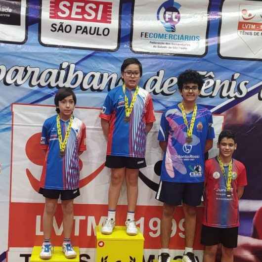Atletas de Caraguatatuba conquistam 9 medalhas na Liga Valeparaibana de Tênis de Mesa