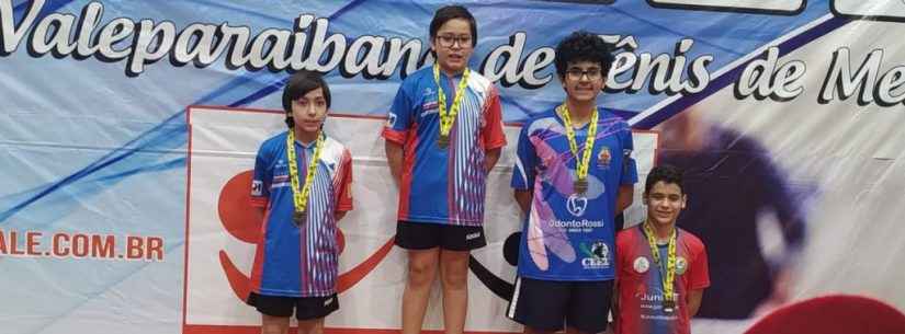 Atletas de Caraguatatuba conquistam 9 medalhas na Liga Valeparaibana de Tênis de Mesa