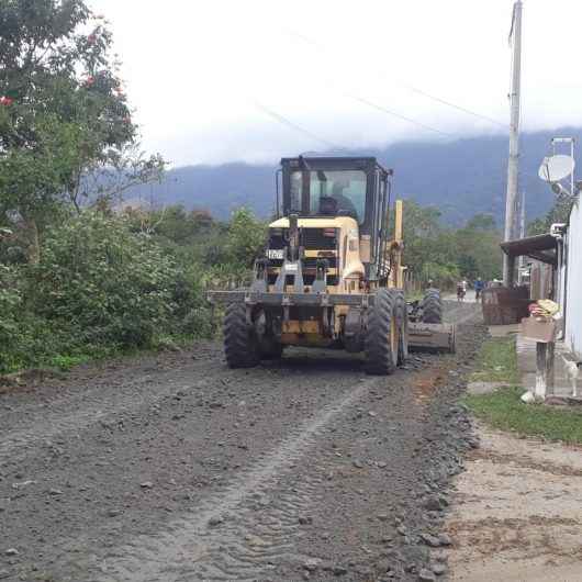 Pegorelli recebe mais de 1500 toneladas de bica corrida em nivelamento