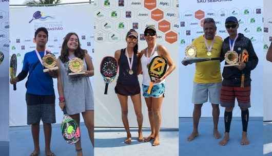 Equipe de Beach Tênis de Caraguatatuba dá show em torneio internacional