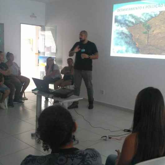 CIASC Perequê Mirim recebe palestra sobre coleta seletiva