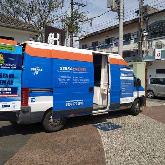 Sebrae Móvel atende em frente ao Polo Cultural