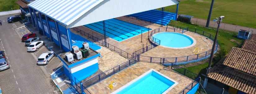 Prefeitura entrega neste domingo a cobertura e reforma do Parque Aquático do Centro Esportivo Municipal