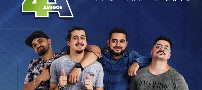 ‘4 Amigos’ retornam ao Teatro Mario Covas com sessão dupla na próxima segunda-feira